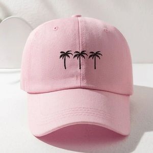 Pink vacation hat